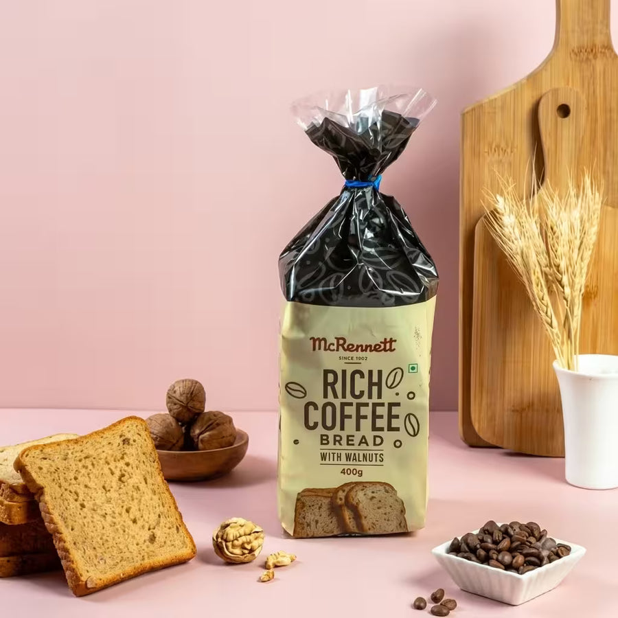 Rich Coffee Walnut Bread