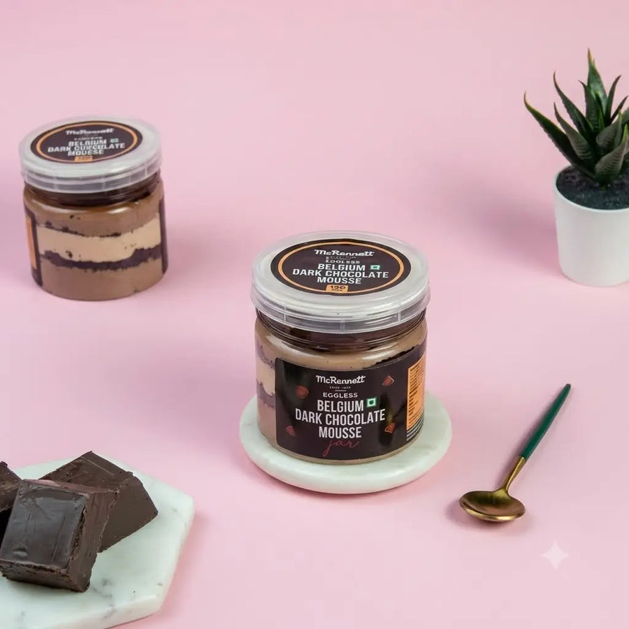 Belgium Dark Chocolate Mousse [Eggless]