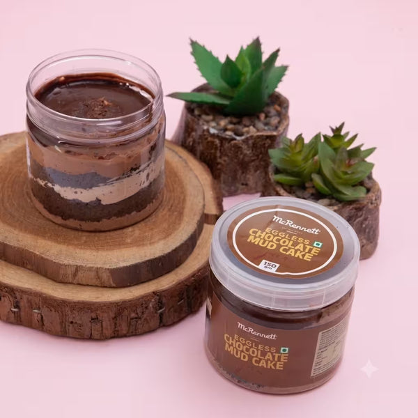 Eggless Chocolate Mud Cake Jar