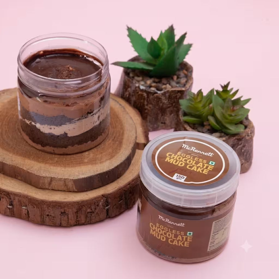 Eggless Chocolate Mud Cake Jar